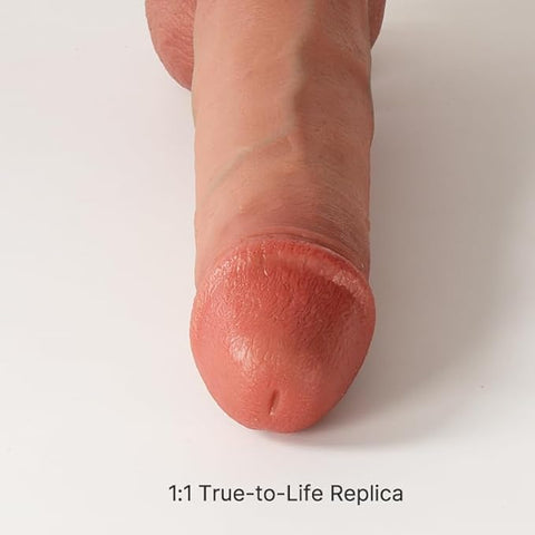 6-Inch Small Dildo for Beginners, Anal & Vaginal Dildo with Balls, Soft Realistic Silicone Dildo with Strong Suction Cup, Beginner Dildo, Sex Toy for Women, Men, Gays. Lossless Penis No.39