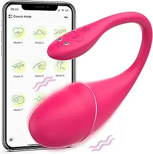 Female Wearable Vibrator, APP Remote Control Adult Sex Toys, Long Distance Remote Control G Spot Stimulator Panty Sex Toy Egg Dildo with 9 Vibration Modes...