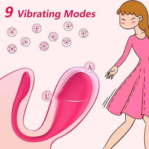 Female Wearable Vibrator, APP Remote Control Adult Sex Toys, Long Distance Remote Control G Spot Stimulator Panty Sex Toy Egg Dildo with 9 Vibration Modes...