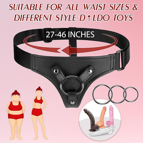 Adjustable Strap On Squirting Dildo Ejaculating Toy, 8 Inch Realistic Dildos Soft Feel Like Real Skin, Silicone Anal Dildo Adult Sex Toys for Women Men Couple